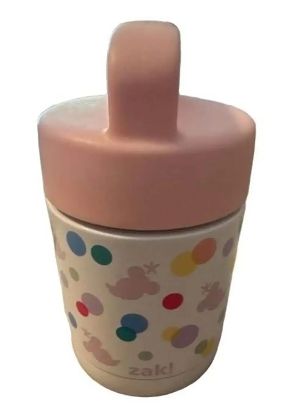 Zak Designs Minnie Mouse Food Jar 12 Oz Pink White